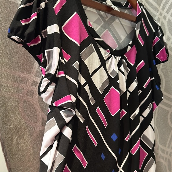 Worthington Women Multicolor Shirt Size XL Stretch - Picture 5 of 6